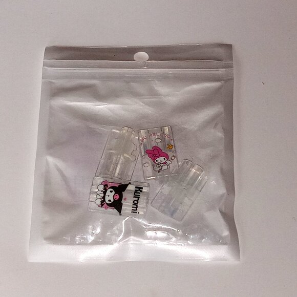 🎯 NEW Kuromi, Cinnamoroll, My Melody & Pompompurin Transparent Cable Protectors - Picture 14 of 16